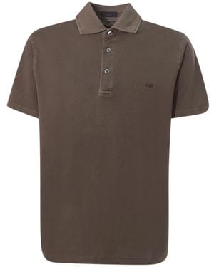 Fay Polo Shirts - Marrone