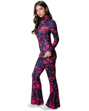 Colourful Rebel Pfirsich Flare Hose - Lila