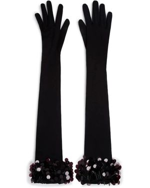 David Koma Gloves - Negro