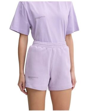 PANGAIA Logo Shorts - Lila