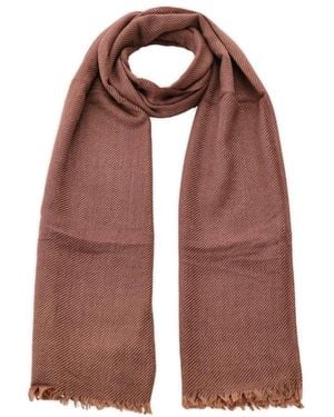 Altea Luxe Wol, Kasjmier & Zijden Sjaal - Bruin
