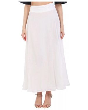 Marella Maxi Skirts - Bianco