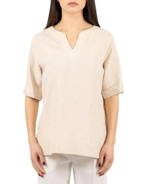 Luckylù Blouses - Natural