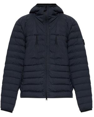 Stone Island Seamless Tunnel Nylon Down-Tc Jas - Blauw