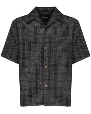 Burberry Short Sleeve Shirts - Black