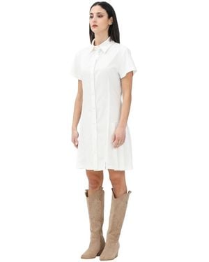 hinnominate Shirt Dresses - Blanco