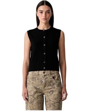 Scotch & Soda Gestrickte Weste - Schwarz
