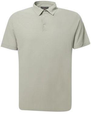 Zanone Polo Shirts - Grey