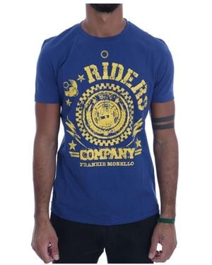 Frankie Morello T-Shirts - Blauw