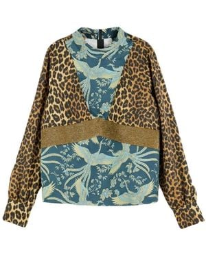 Scotch & Soda Long Sleeve Tops - Green