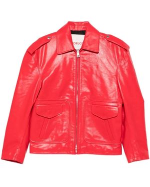 Fiorucci Leather Jackets - Red