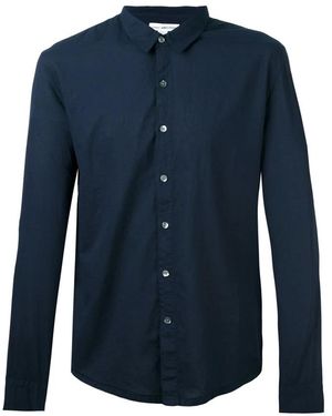 James Perse Overhemden ,Blauw ,Katoen Standard Shirt