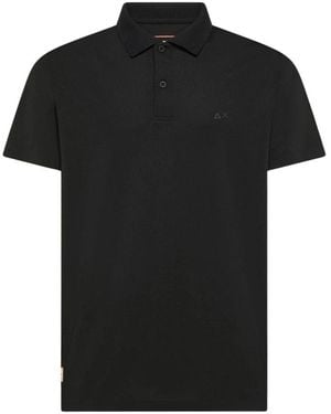 Sun 68 Polo Shirts - Black