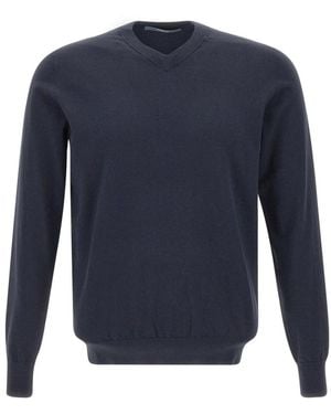 People Of Shibuya V-Neck Knitwear - Blue