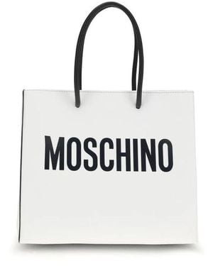 Moschino Shopping Bags - White