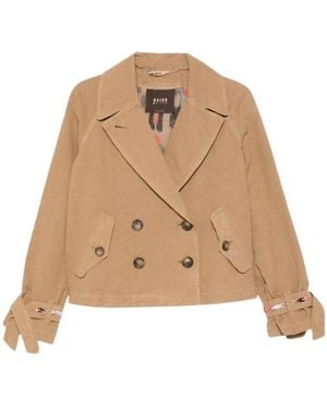 Bazar Deluxe Double-Breasted Jacket - Naturel