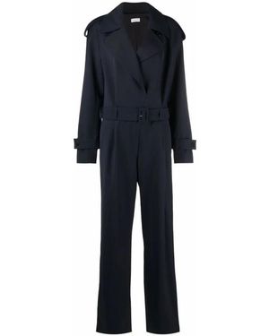 Dries Van Noten Jumpsuit Im Trenchcoat-Stil - Blau