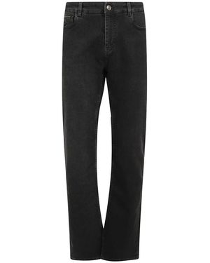 Etro Straight Fit Jeans - Black