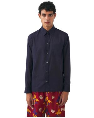 Antik Batik Chemise Robin - Blauw