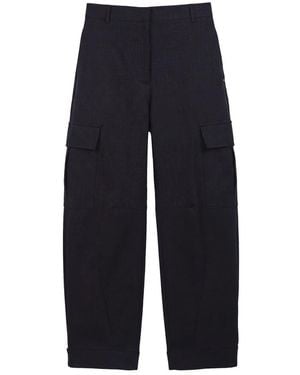 Ottod'Ame Straight Trousers - Blue