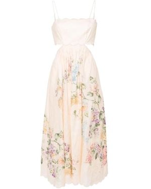 Zimmermann Midi Dresses - Natural