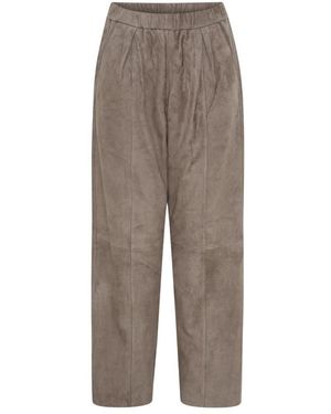 Notyz Leather Trousers - Gris