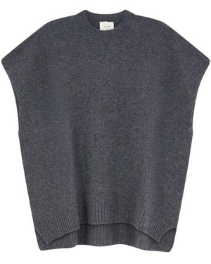 Alysi Round-Neck Knitwear - Grey