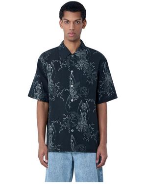 Our Legacy Short Sleeve Shirts - Blue