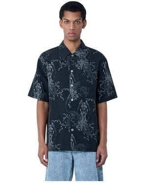 Our Legacy Short Sleeve Shirts - Blue