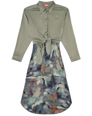 DIESEL Shirt Dresses - Grey