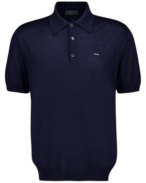 Prada Round-Neck Knitwear - Blauw