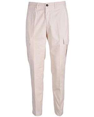 BRIGLIA Slim-Fit Trousers - Neutro