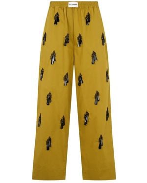 Des Phemmes Wide Pants - Yellow
