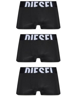 DIESEL Dreierpack Boxershorts Damien - Schwarz