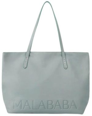 Malababa Tassen ,Groen ,Leer Grote Shopper Tas - Grijs