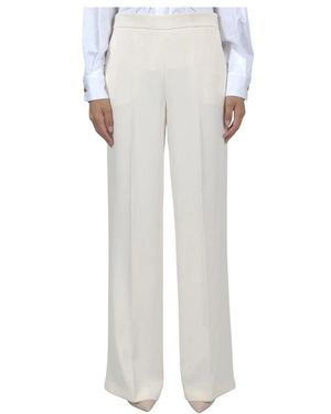 Twinset Wide Trousers - Blanco