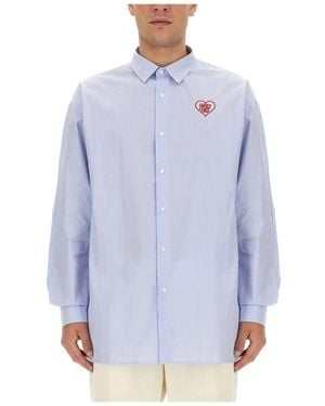 FAMILY FIRST Casual Shirts - Blue