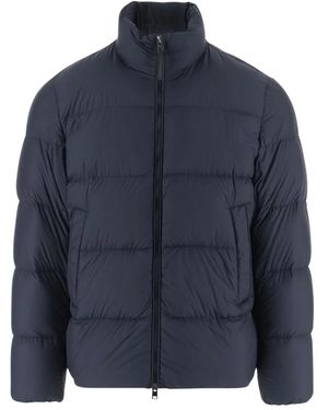 Woolrich Jassen ,Blauw ,Nylon Cloud Eagle Nylon Down Jacket