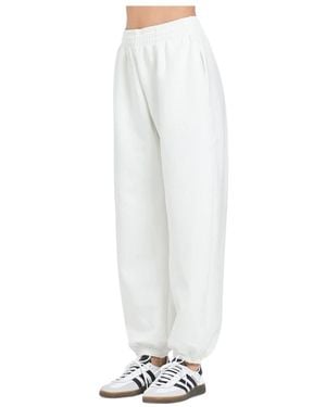 adidas Fitness ,Wit ,Witte Sportieve Broek Soft Lux