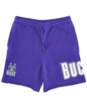 Mitchell & Ness Casual Shorts - Purple