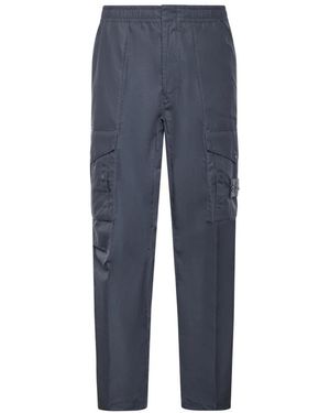 Stone Island Straight Trousers - Blue