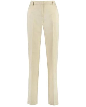 PT01 Slim-Fit Trousers - Natural