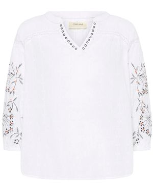 Cream Blouses - Wit