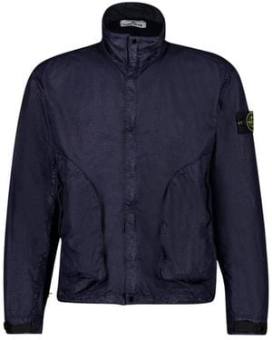 Stone Island Light Jackets - Blauw