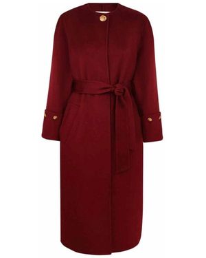Zimmermann Rebellion Wrap Coat - Rood