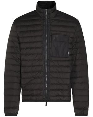 Add Jassen ,Zwart ,Zwarte Dons Biker Jas