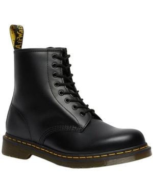 Dr. Martens Unisex 1460 Smooth Leather Lace Up Boots Black
