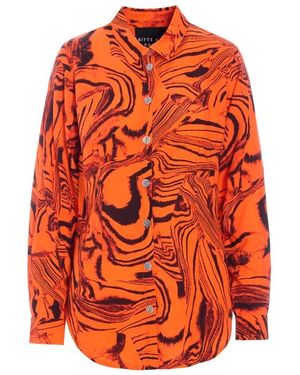Bitte Kai Rand Overhemden ,Oranje ,Shirts