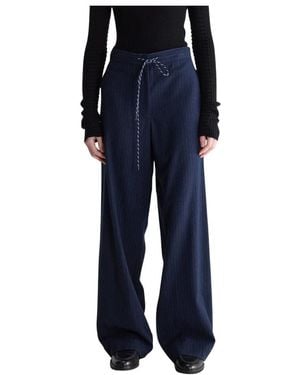 Bellerose Wide Trousers - Azul