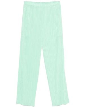 Issey Miyake Cropped Trousers - Groen